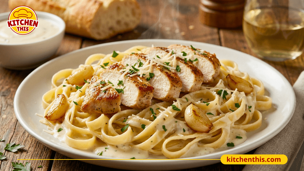 Creamy Garlic Chicken Alfredo Recipe