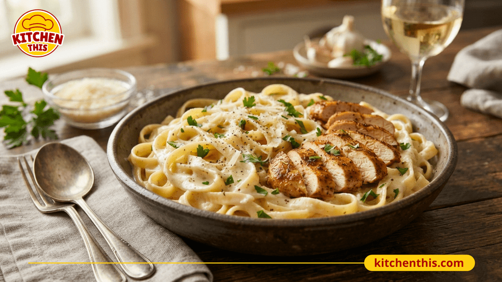 Creamy Garlic Chicken Alfredo Recipe