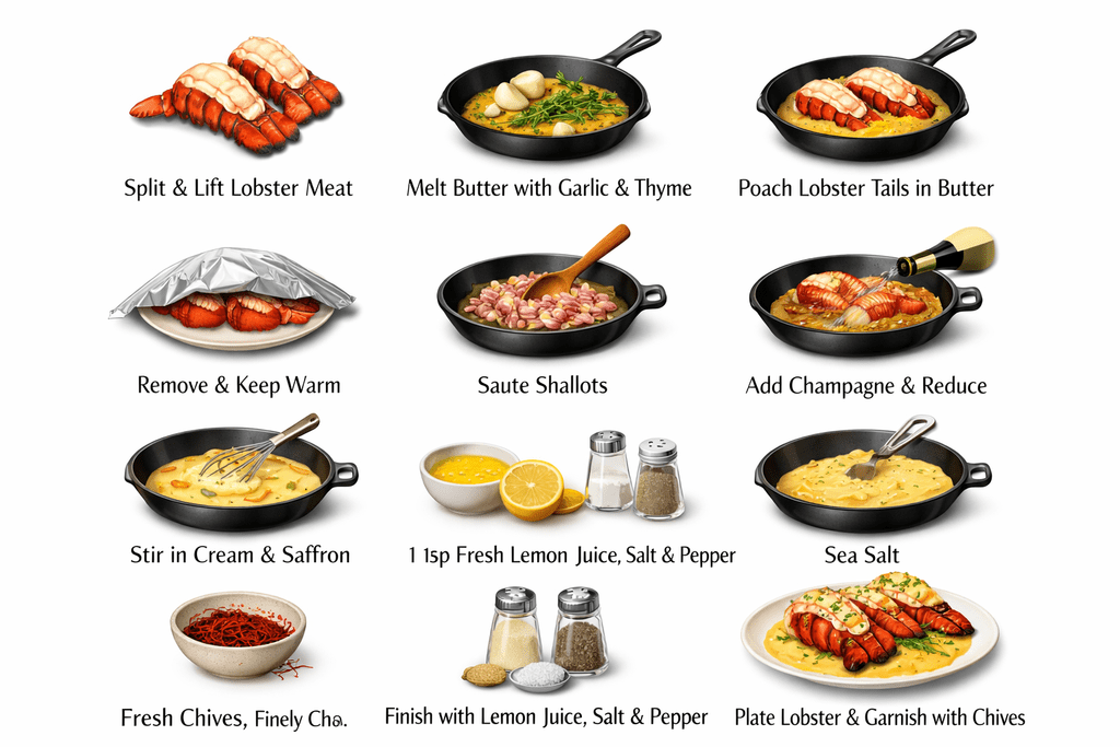 Step-by-Step Instructions for Restaurant-Style Lobster